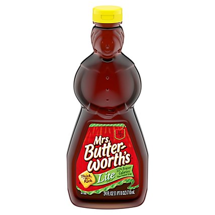 Mrs. Butterworth's Lite Thick And Rich Pancake Syrup - 24 Oz - Image 2