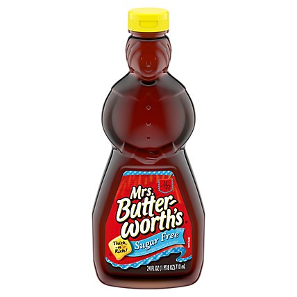 Mrs. Butterworth's Sugar Free Thick And Rich Pancake Syrup - 24 Oz - Image 1
