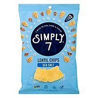 Simply 7 Lentil Chips Sea Salt - 4 Oz - Image 1
