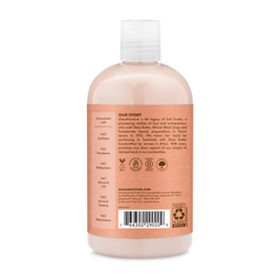 SheaMoisture Shampoo Coconut & Hibiscus Curl & Shine - 13 Fl. Oz. - Image 4