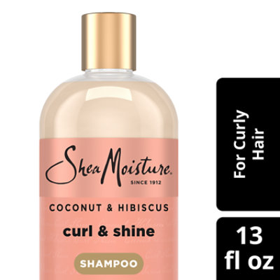 SheaMoisture Shampoo Coconut & Hibiscus Curl & Shine - 13 Fl. Oz. - Image 2