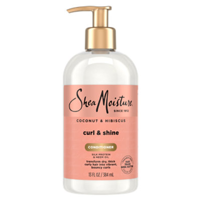 SheaMoisture Conditioner Curl & Shine Coconut & Hibiscus - 13 Fl. Oz.