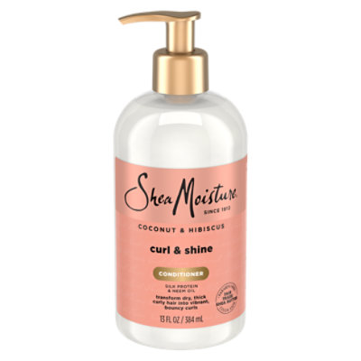 SheaMoisture Conditioner Curl & Shine Coconut & Hibiscus - 13 Fl. Oz. - Image 3