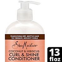 SheaMoisture Conditioner Curl & Shine Coconut & Hibiscus - 13 Fl. Oz. - Image 1