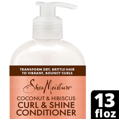 SheaMoisture Conditioner Curl & Shine Conditioner Coconut & Hibiscus - 13 Fl. Oz. - Image 1