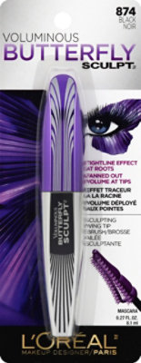 LOreal Voluminous Butterfly Sculpt Mascara Black 874 - 0.27 Fl. Oz. - Image 2