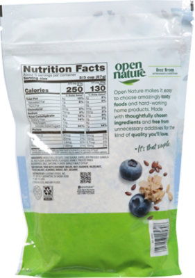 Open Nature Granola Blueberry Flax - 12.5 Oz - Image 6