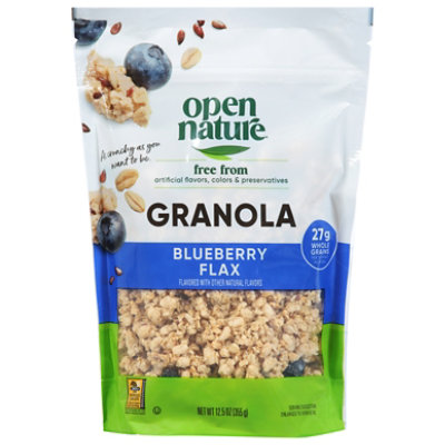 Open Nature Granola Blueberry Flax 12 5 Oz Safeway