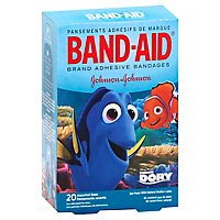 BAND-AID Brand Adhesive Bandages Disney Pixar Finding Dory Assorted Sizes - 20 Count - Image 1