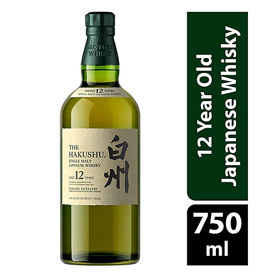 Hakushu Whisky 12 Year Single Malt 86 Proof - 750 Ml Hakushu Whisky 12 Year Single Malt 86 Proof - 750 Ml