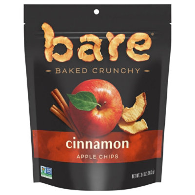 Bare Foods Cinnamon Apple Chips - 3.4 Oz