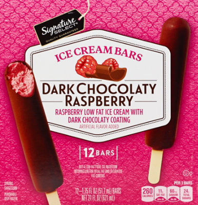 Signature Select Chocolate Dark Raspberry Bar - 12-1.75 Fl. Oz. - Image 6