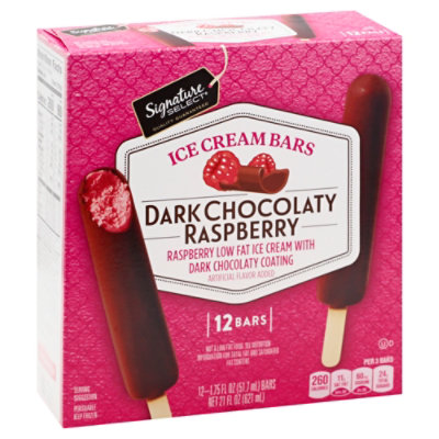 Signature Select Chocolate Dark Raspberry Bar - 12-1.75 Fl. Oz. - Image 1