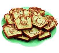 Bakery Cake Loaf Cinnamon Sliced - Each