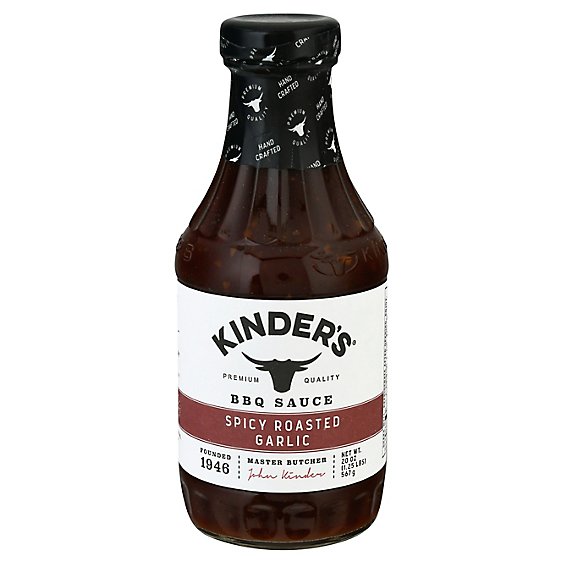 Kinder’s Spicy Roasted Garlic Barbecue Sauce - 20.5 Oz