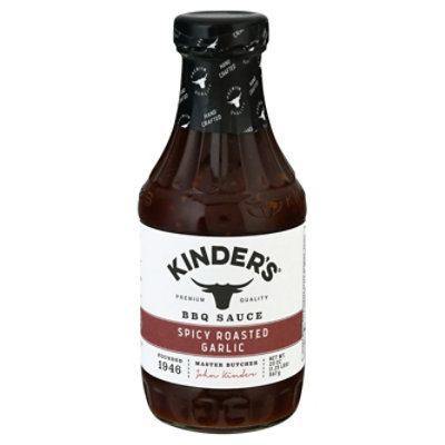 Kinder’s Spicy Roasted Garlic Barbecue Sauce - 20.5 Oz