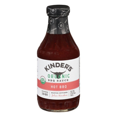 Kinders California Barbecue Sauce BBQ Organic Hot Bottle - 20.5 Oz - Image 3