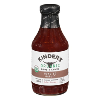 Kinders Sauce BBQ Organic Roasted Garlic - 20.5 Oz - Image 1