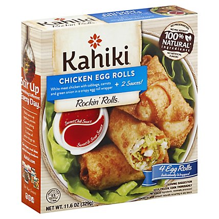 Kahiki Chicken Egg Rolls - 12.2 Oz - Image 1