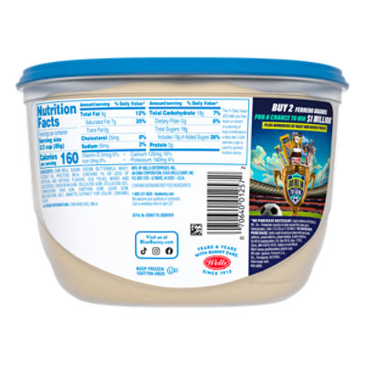 Blie Bunny Homemade Vanilla Ice Cream - 48 Fl. Oz. - Image 3