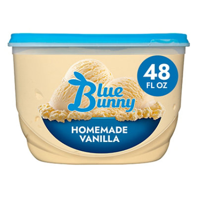 Blue Bunny Ice Cream Homemade Vanilla - 48 Fl. Oz.