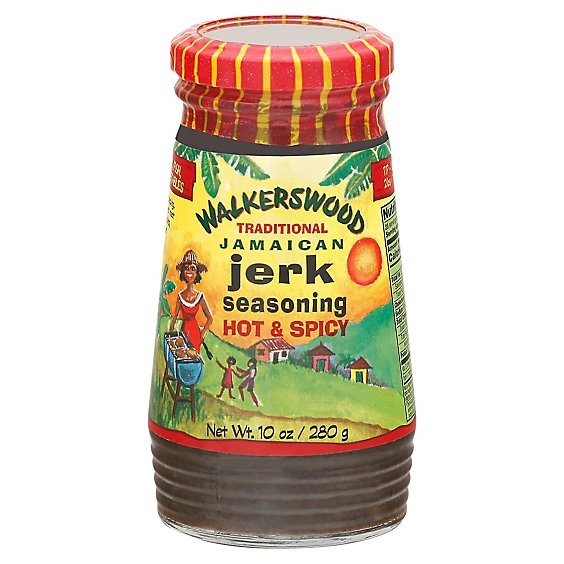 Walkerwood Seasoning Jerk Jamaican Hot & Spicy Traditional - 10 Oz