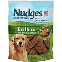 Nudges Natural Dog Treats Grillers Made With Real Chicken Pouch - 10 Oz - Image 2