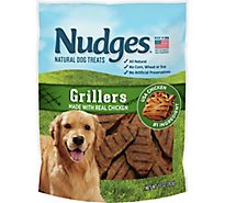 Nudges Natural Dog Treats Grillers Made With Real Chicken Pouch - 10 Oz