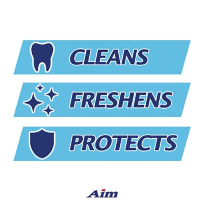 Aim Cavity Protection Toothpaste Ultra Mint Gel - 5.5 Oz - Image 3