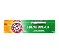 ARM & HAMMER Toothpaste Fluoride Anticavity Advance White Breath Freshening Frosted Mint - 6 Oz