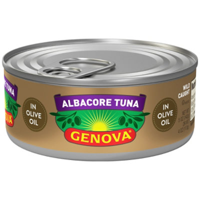 Genova Tuna Albacore Solid White in Olive Oil - 5 Oz - Image 3