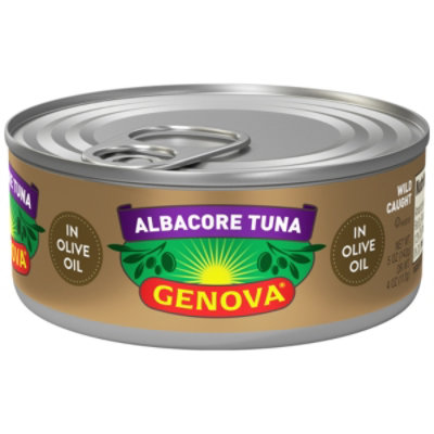 Genova Tuna Albacore Solid White in Olive Oil - 5 Oz - Image 2