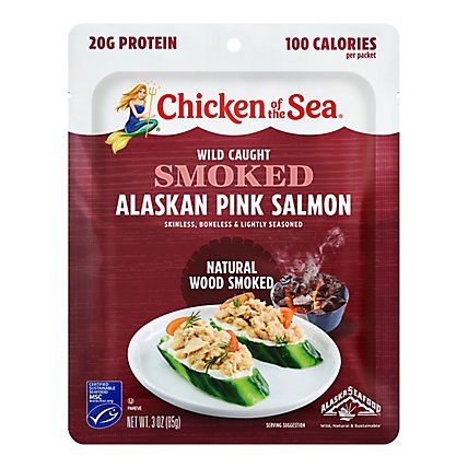 Chicken of the Sea Salmon Smoked Premium Wild-Caught Skinless & Boneless - 3 Oz - Image 2