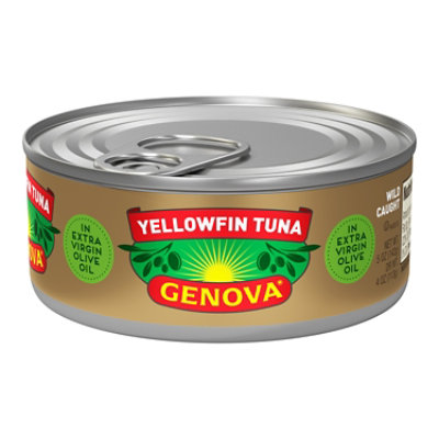Genova Tuna Yellowfin Solid Light in Extra Virgin Olive Oil - 5 Oz
