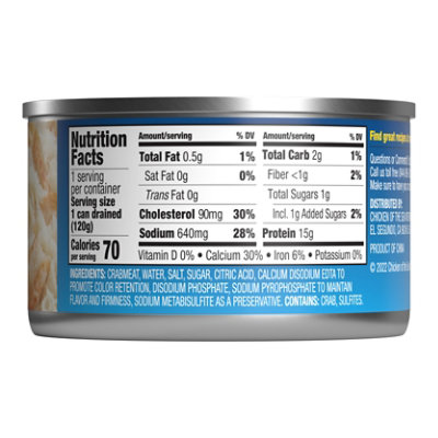 Pacific Pearl Crabmeat Fancy with Leg Pieces - 6 Oz - Image 4