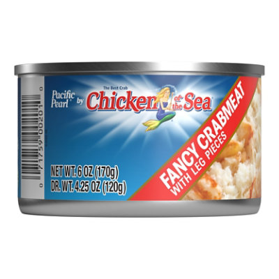 Pacific Pearl Crabmeat Fancy with Leg Pieces - 6 Oz - Image 2