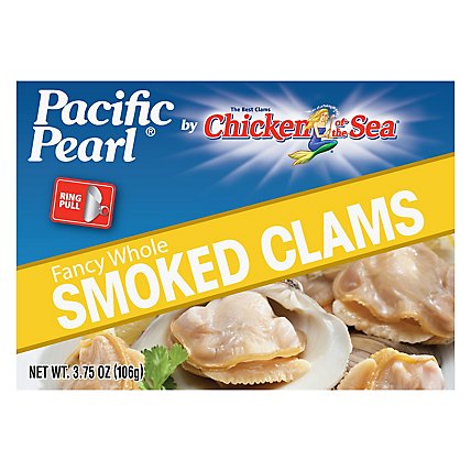 Pacific Pearl Clams Smoked Fancy Whole - 3.75 Oz - Image 3