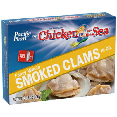 Pacific Pearl Clams Smoked Fancy Whole - 3.75 Oz - Image 2