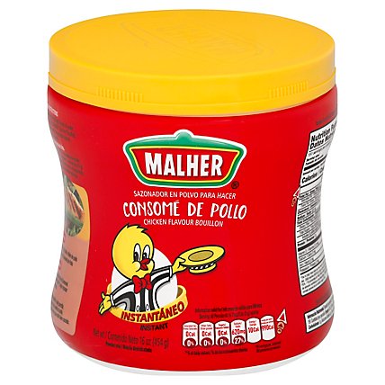 Malher Bouillon Instant Chicken Flavor - 16 Oz - Image 3