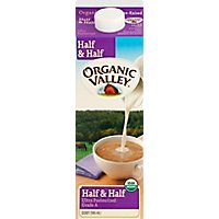 Organic Valley Half & Half Organic Ultra Pasteurized Grade A - 1 Quart - Image 2