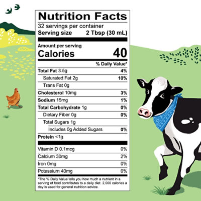 Organic Valley Half & Half Organic Ultra Pasteurized Grade A - 1 Quart - Image 5