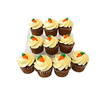 Bakery Cupcake Carrot 10 Count - Each