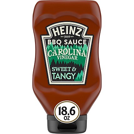 Heinz Carolina Vinegar Style Sweet & Tangy BBQ Sauce Bottle - 18.6 Oz - Image 1