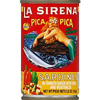 La Sirena Sardines In Tomato Sauce With Chili And Vegetables Can - 5.5 Oz - Image 2