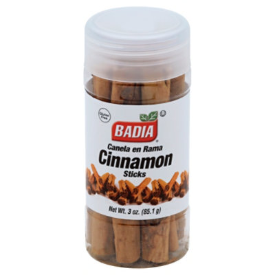 Badia Cinnamon Sticks Bottle - 3 Oz - Image 1