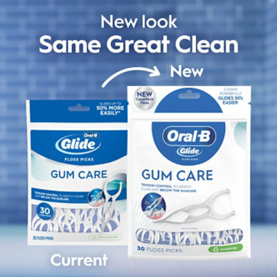 Oral-B Glide Gum Care Picks Good for Back Teeth Dental Floss - 30 Count - Image 8