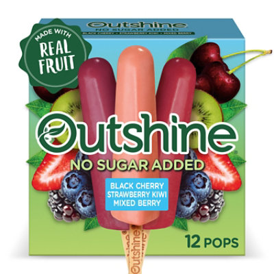 Outshine Fruit Ice Bars No Sugar Added Assorted 12 Count - 18 Fl. Oz. - Image 2