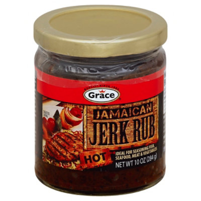 Grace Hot Jerk Rub - 10 Oz - Image 1