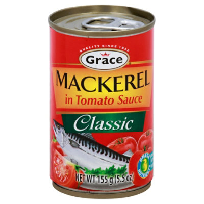 Grace Mackerel in Tomato Sauce - 5.5 Oz - Image 3