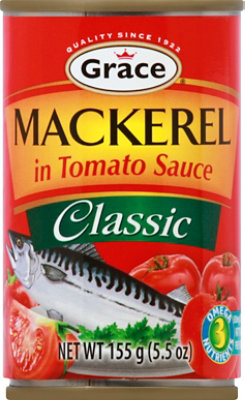 Grace Mackerel in Tomato Sauce - 5.5 Oz - Image 2